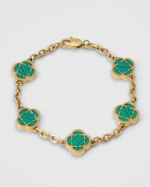 CLOVER STONE BRACELET