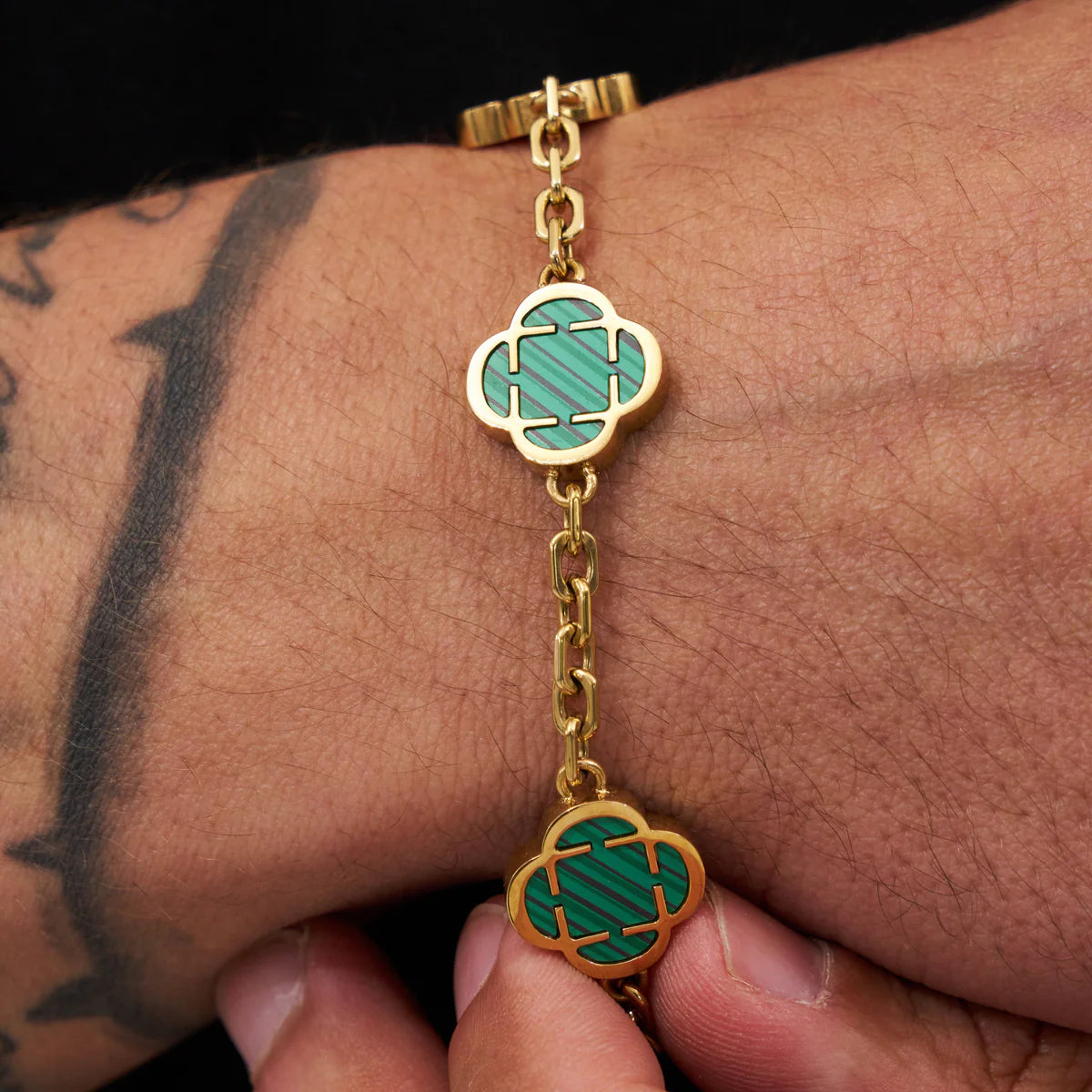 CLOVER STONE BRACELET