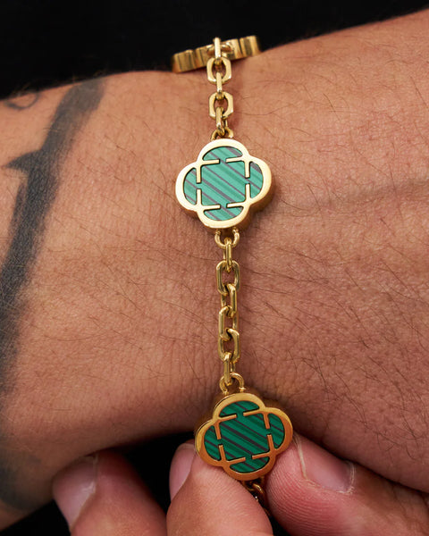 CLOVER STONE BRACELET