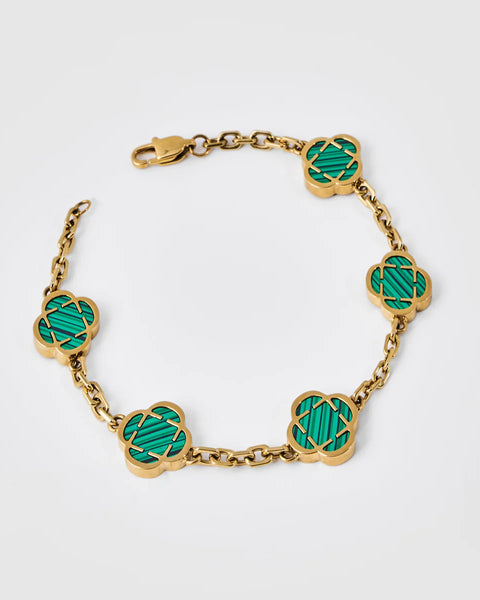 CLOVER STONE BRACELET